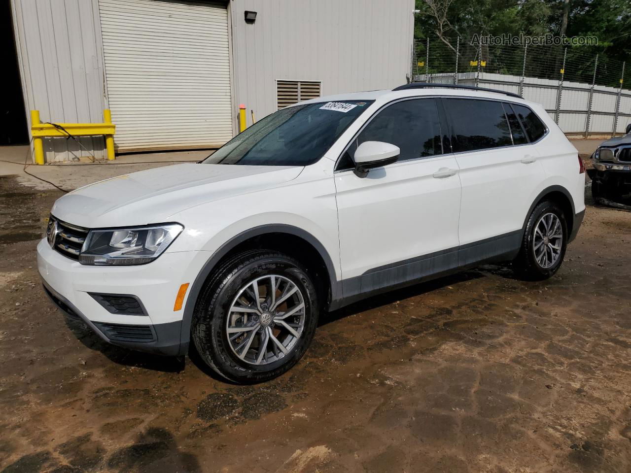 2019 Volkswagen Tiguan Se Белый vin: 3VV3B7AX6KM196846