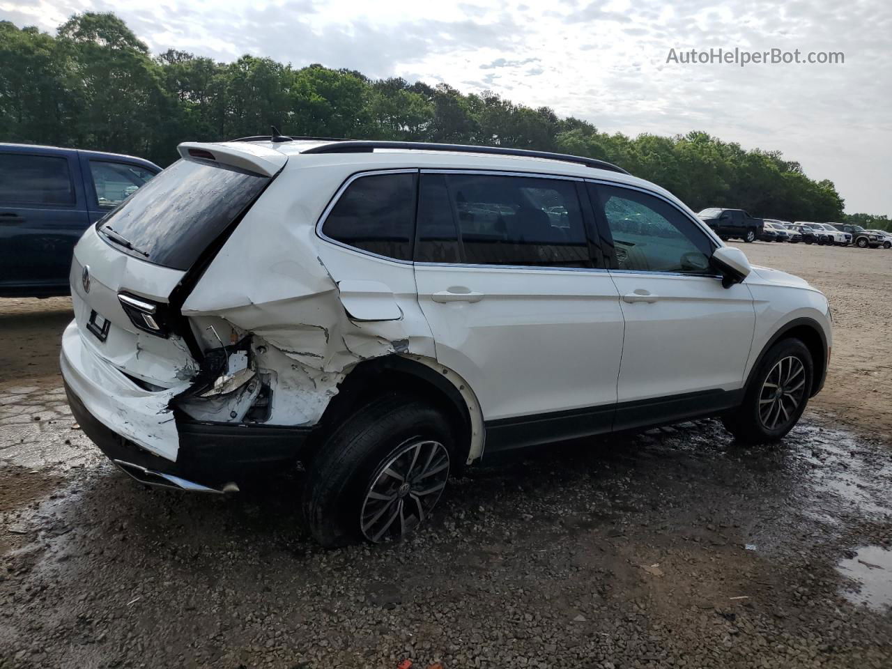 2019 Volkswagen Tiguan Se Белый vin: 3VV3B7AX6KM196846