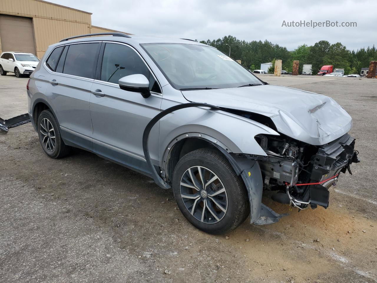 2021 Volkswagen Tiguan Se Серебряный vin: 3VV3B7AX6MM005123