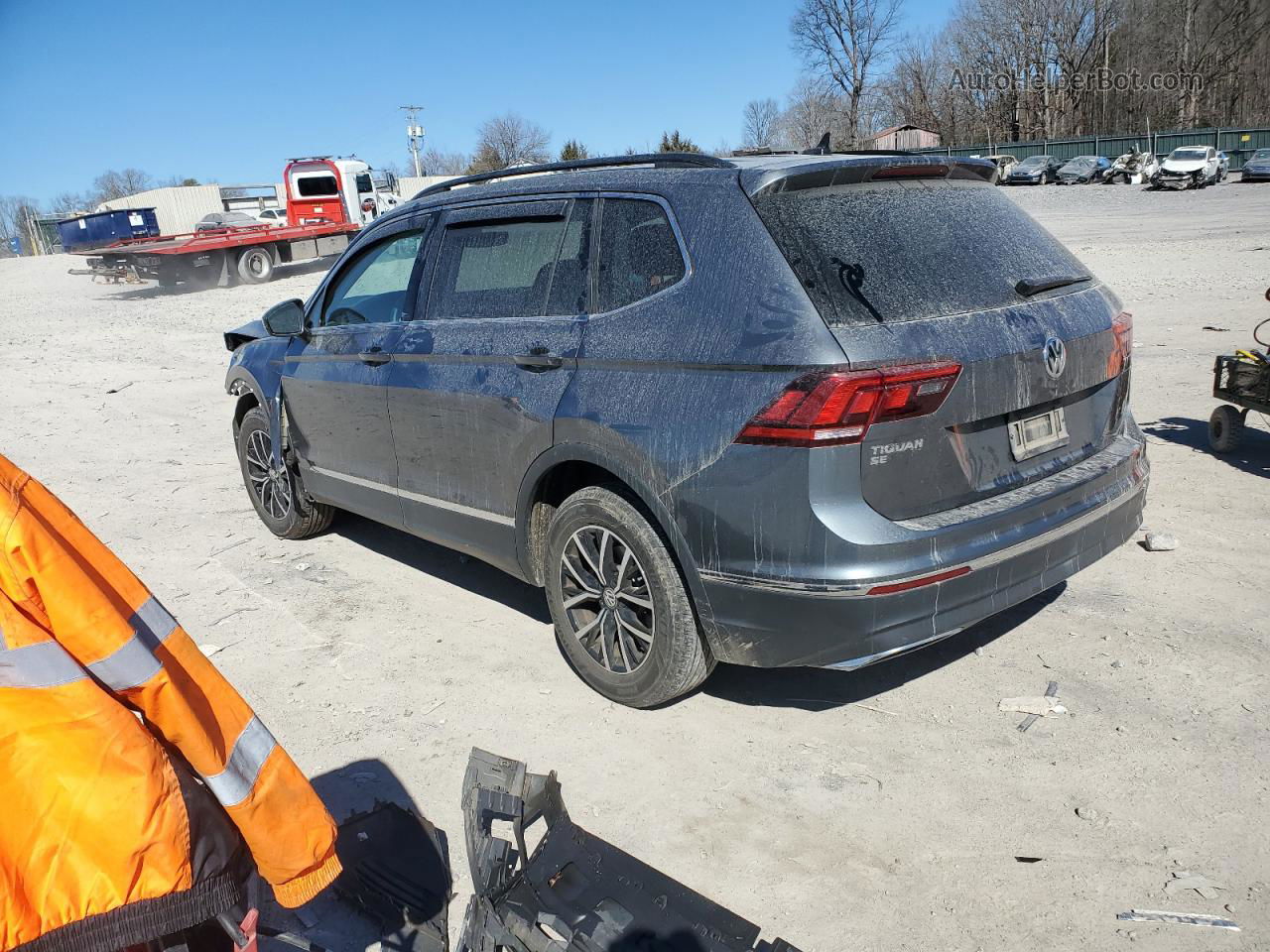 2021 Volkswagen Tiguan Se Серый vin: 3VV3B7AX6MM030958