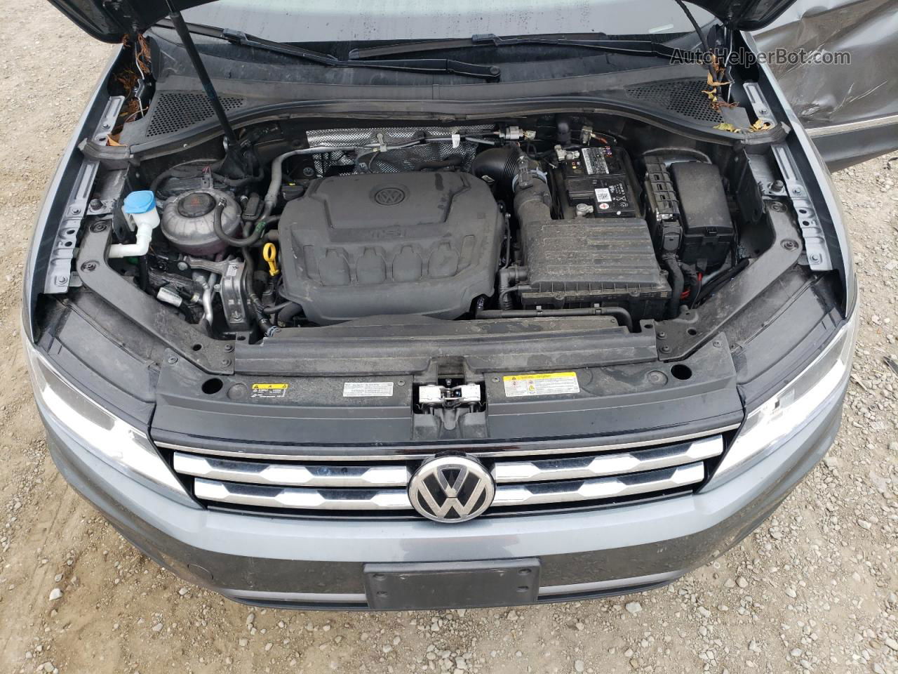 2021 Volkswagen Tiguan Se Gray vin: 3VV3B7AX6MM088794