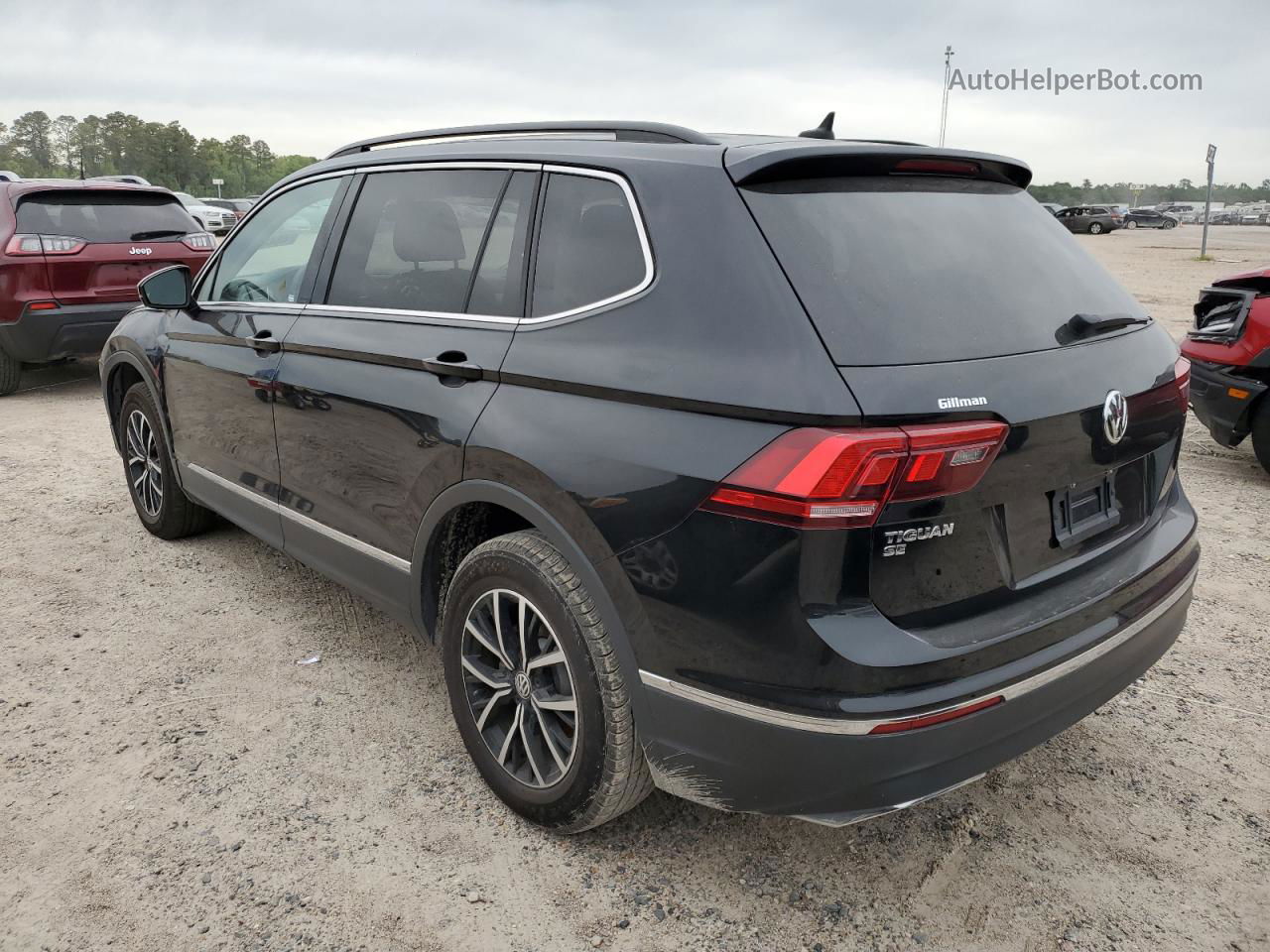 2021 Volkswagen Tiguan Se Black vin: 3VV3B7AX6MM099813