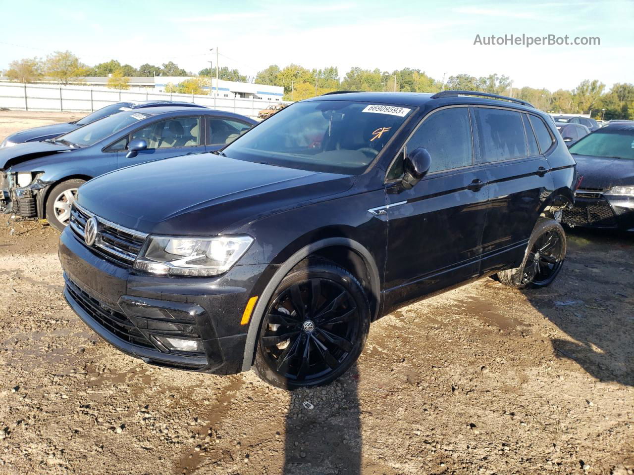 2021 Volkswagen Tiguan Se Black vin: 3VV3B7AX6MM108221