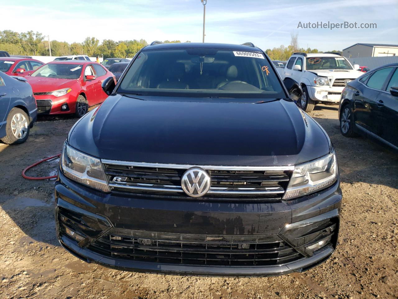 2021 Volkswagen Tiguan Se Black vin: 3VV3B7AX6MM108221