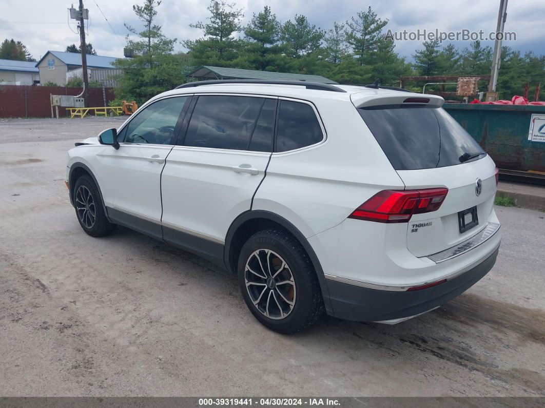 2018 Volkswagen Tiguan 2.0t Se/2.0t Sel White vin: 3VV3B7AX7JM013078