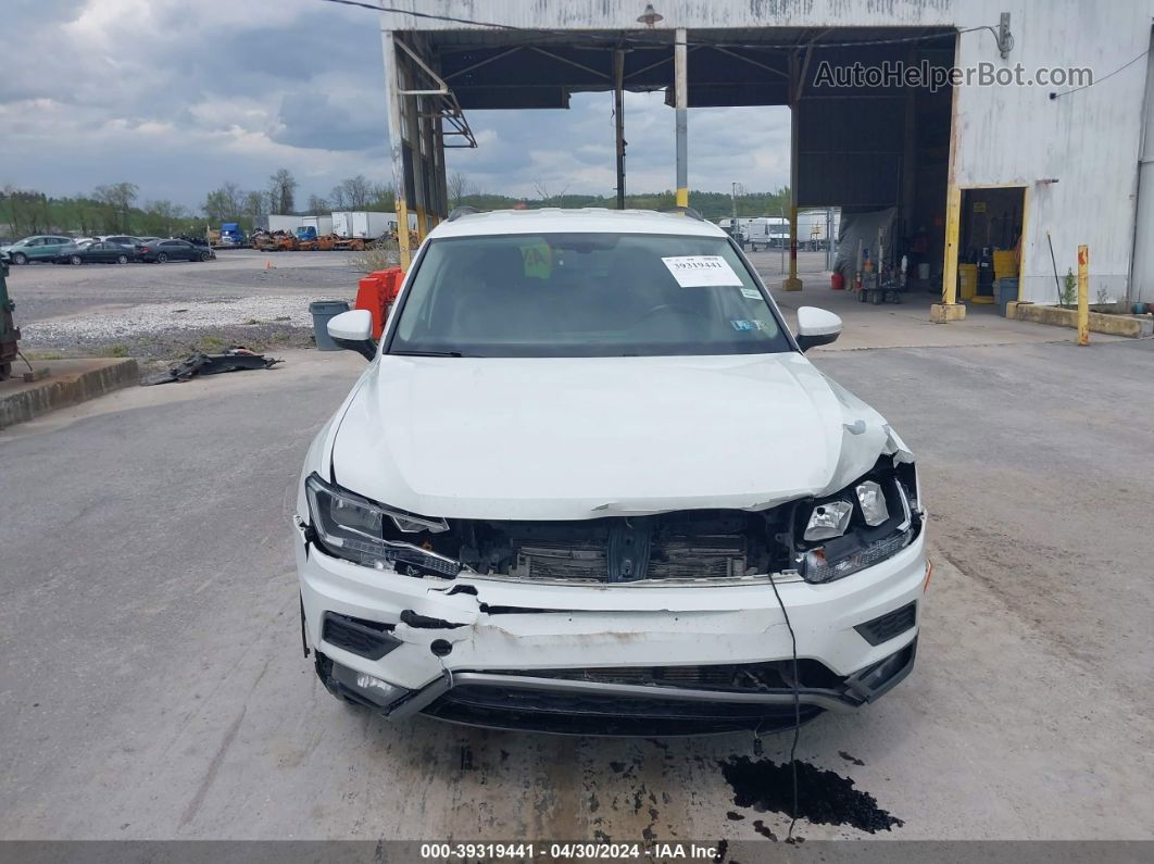 2018 Volkswagen Tiguan 2.0t Se/2.0t Sel White vin: 3VV3B7AX7JM013078