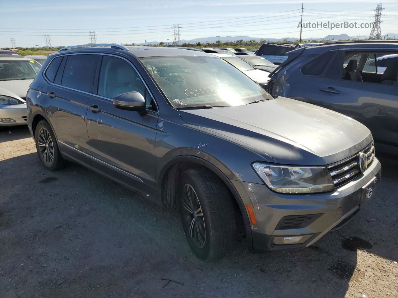 2018 Volkswagen Tiguan Se Charcoal vin: 3VV3B7AX7JM062426