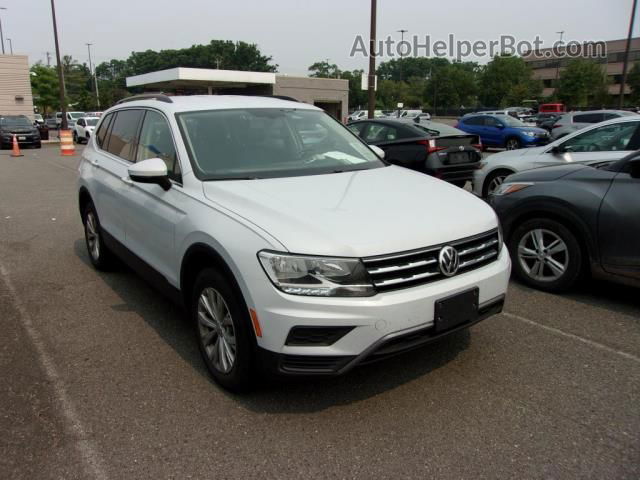 2019 Volkswagen Tiguan Se/sel/sel R-line White vin: 3VV3B7AX7KM047801