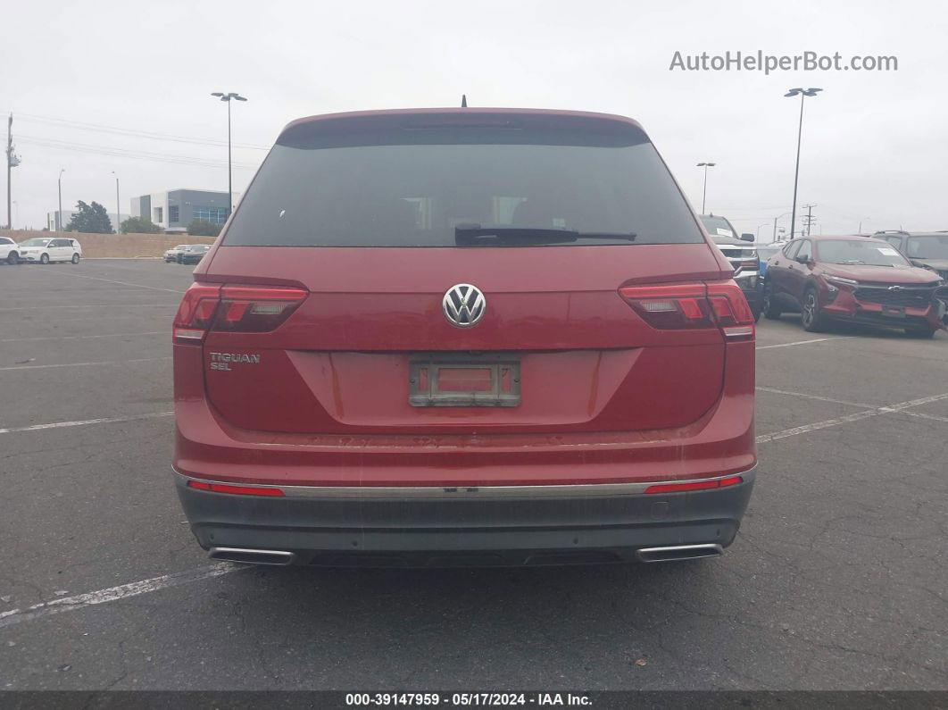 2019 Volkswagen Tiguan 2.0t Se/2.0t Sel/2.0t Sel R-line/2.0t Sel R-line Black Бордовый vin: 3VV3B7AX7KM099834