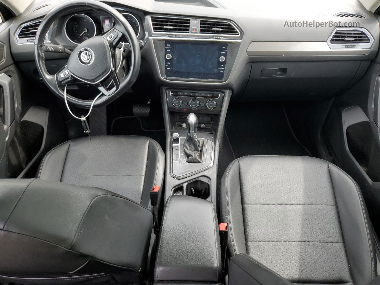 2019 Volkswagen Tiguan Se Черный vin: 3VV3B7AX7KM157523