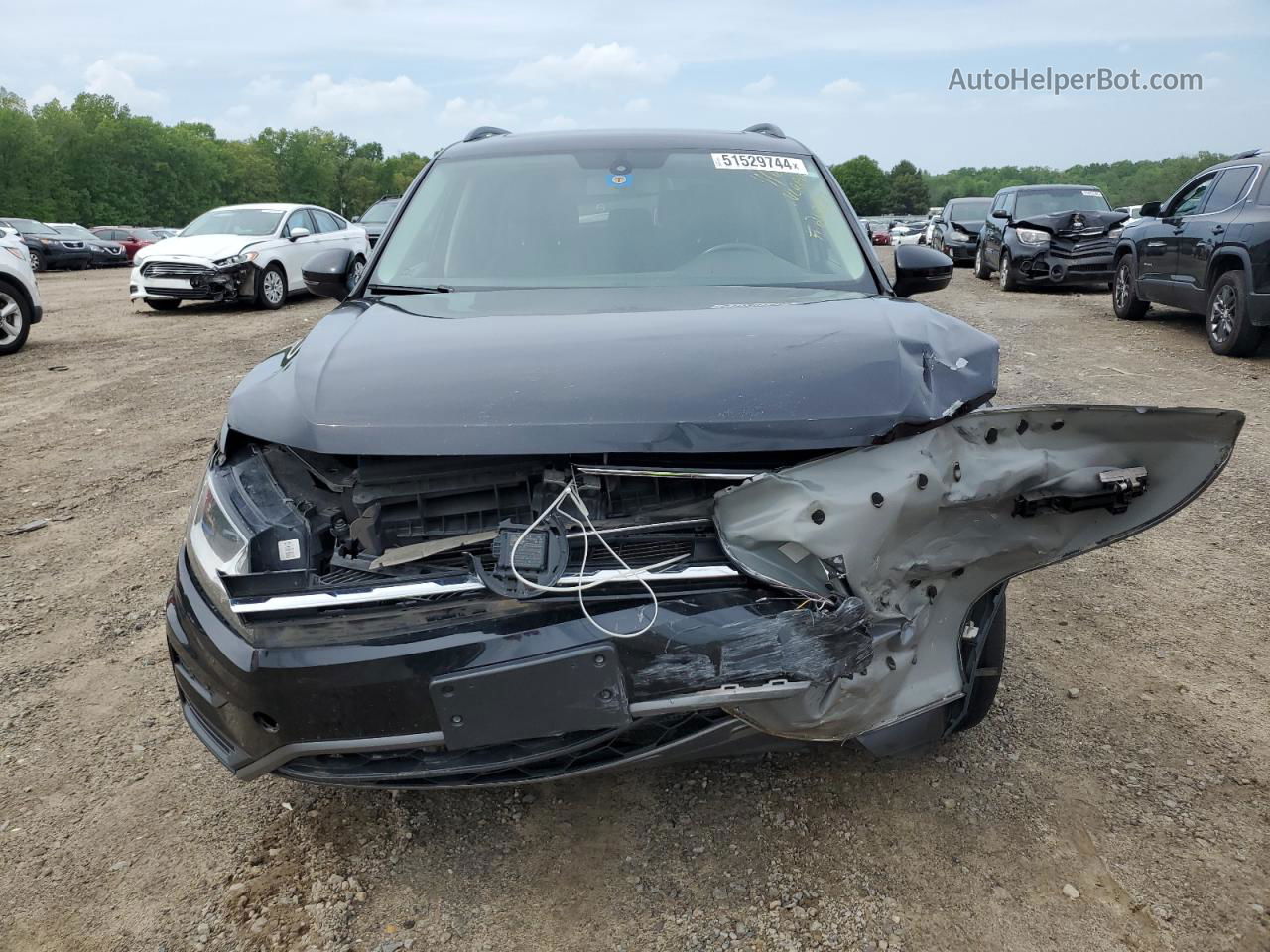 2019 Volkswagen Tiguan Se Black vin: 3VV3B7AX7KM157523