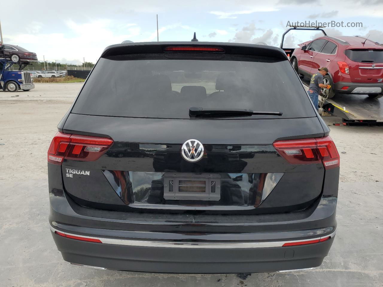 2021 Volkswagen Tiguan Se Black vin: 3VV3B7AX7MM024618