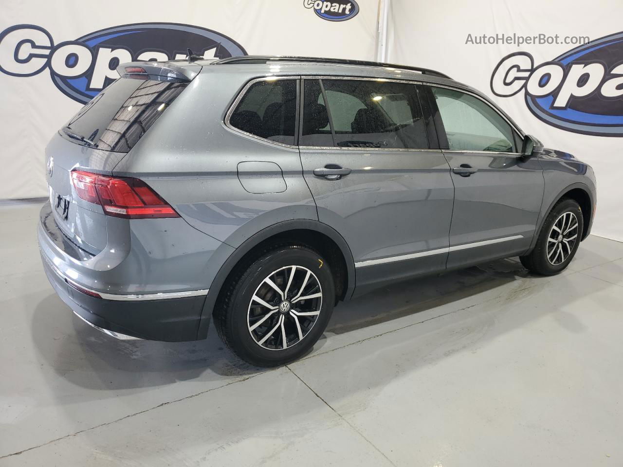 2021 Volkswagen Tiguan Se Серый vin: 3VV3B7AX7MM081580