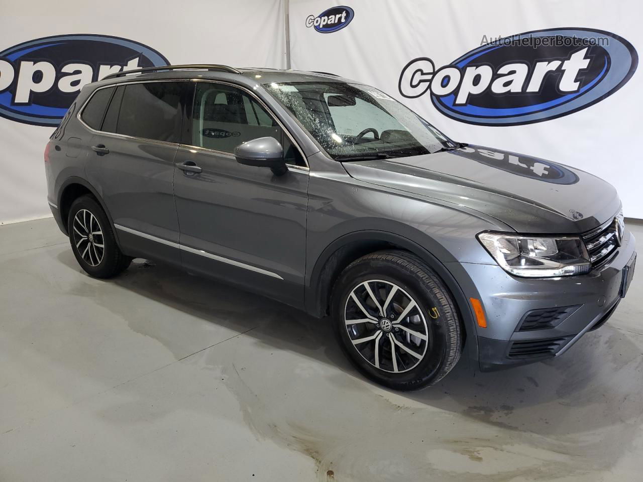 2021 Volkswagen Tiguan Se Gray vin: 3VV3B7AX7MM081580