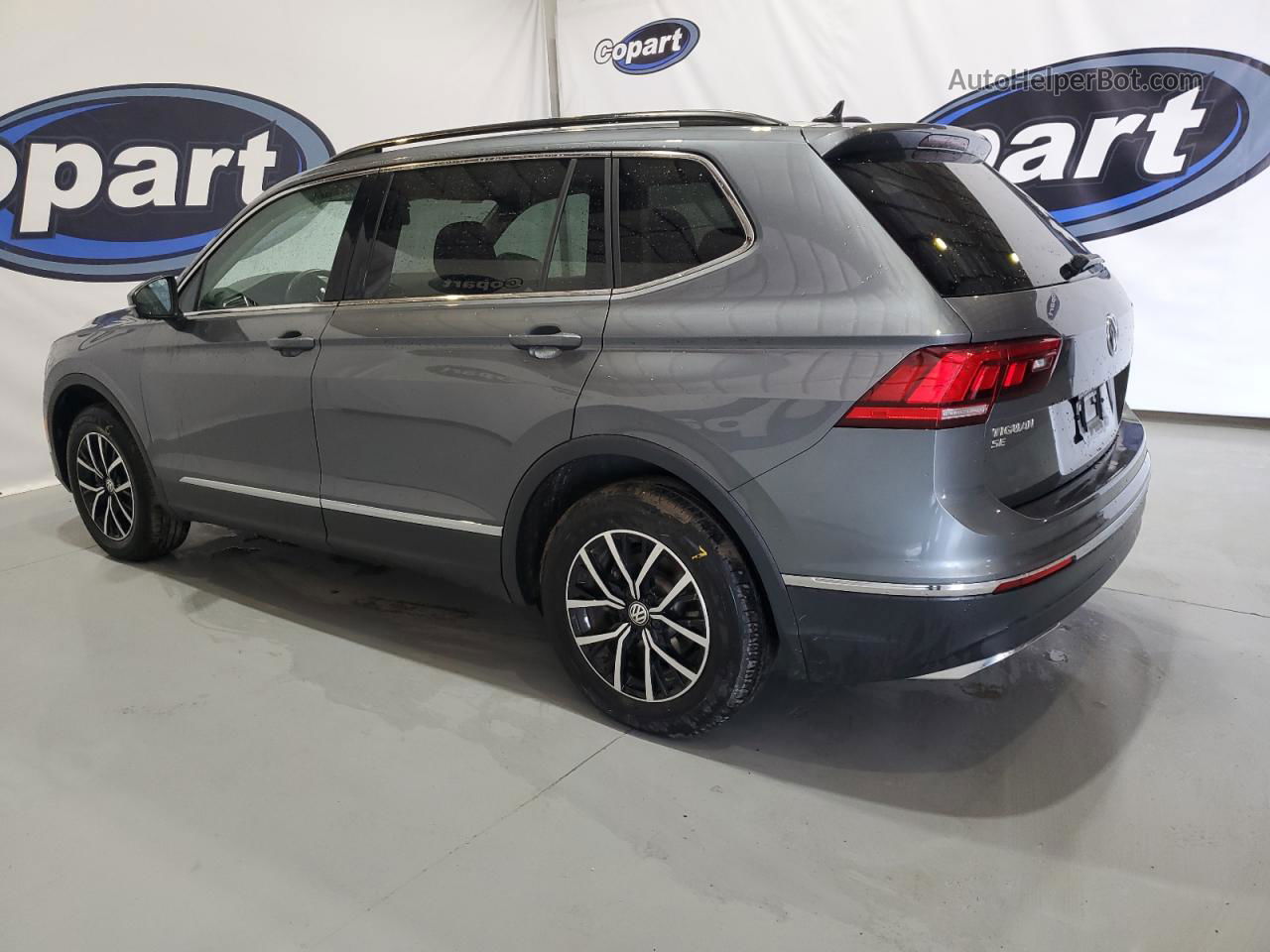 2021 Volkswagen Tiguan Se Gray vin: 3VV3B7AX7MM081580