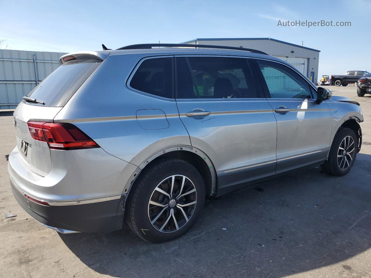 2021 Volkswagen Tiguan Se Silver vin: 3VV3B7AX7MM100290