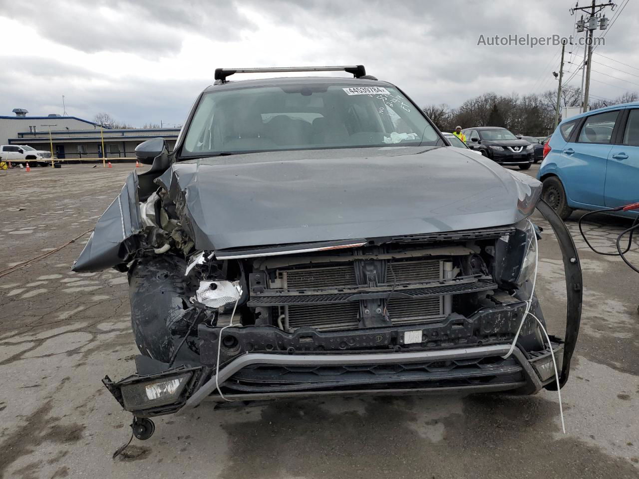 2018 Volkswagen Tiguan Se Серый vin: 3VV3B7AX8JM035574