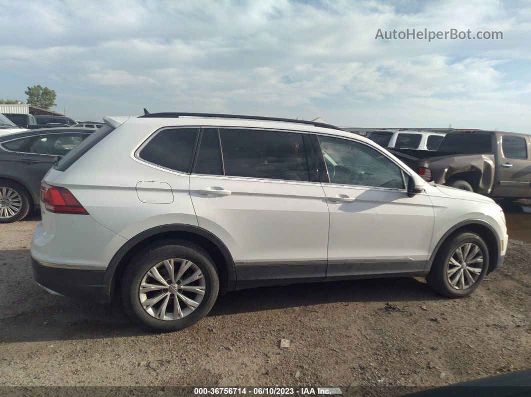 2018 Volkswagen Tiguan Sel/se White vin: 3VV3B7AX8JM087531