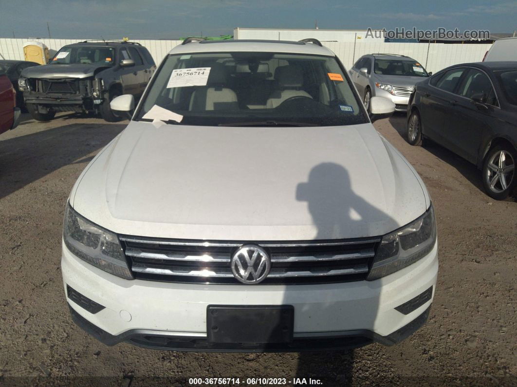 2018 Volkswagen Tiguan Sel/se White vin: 3VV3B7AX8JM087531