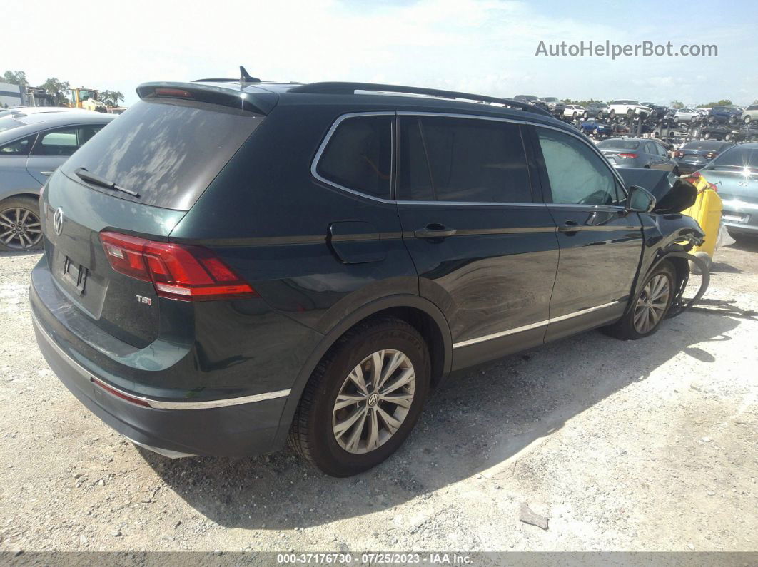 2018 Volkswagen Tiguan Sel/se Зеленый vin: 3VV3B7AX8JM149994