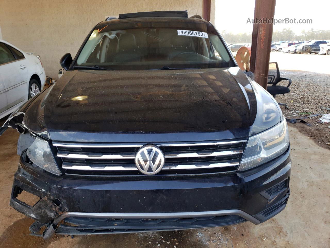 2018 Volkswagen Tiguan Se Black vin: 3VV3B7AX8JM187760