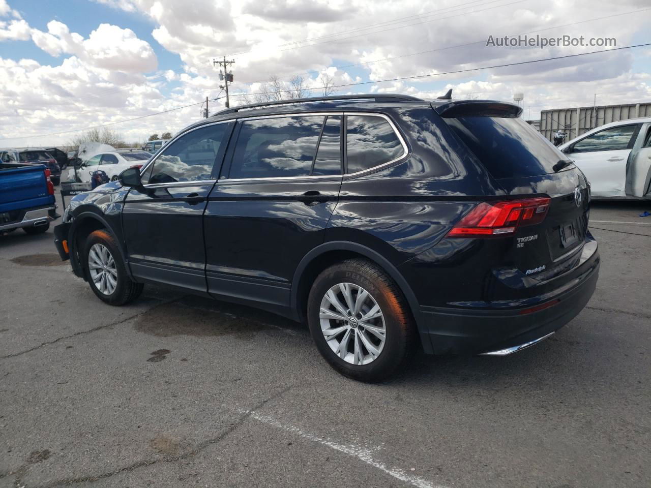 2019 Volkswagen Tiguan Se Black vin: 3VV3B7AX8KM041635