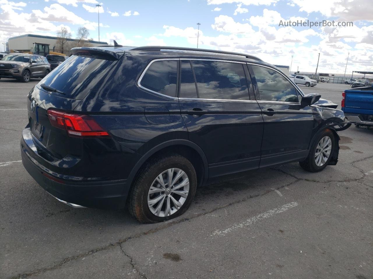 2019 Volkswagen Tiguan Se Black vin: 3VV3B7AX8KM041635