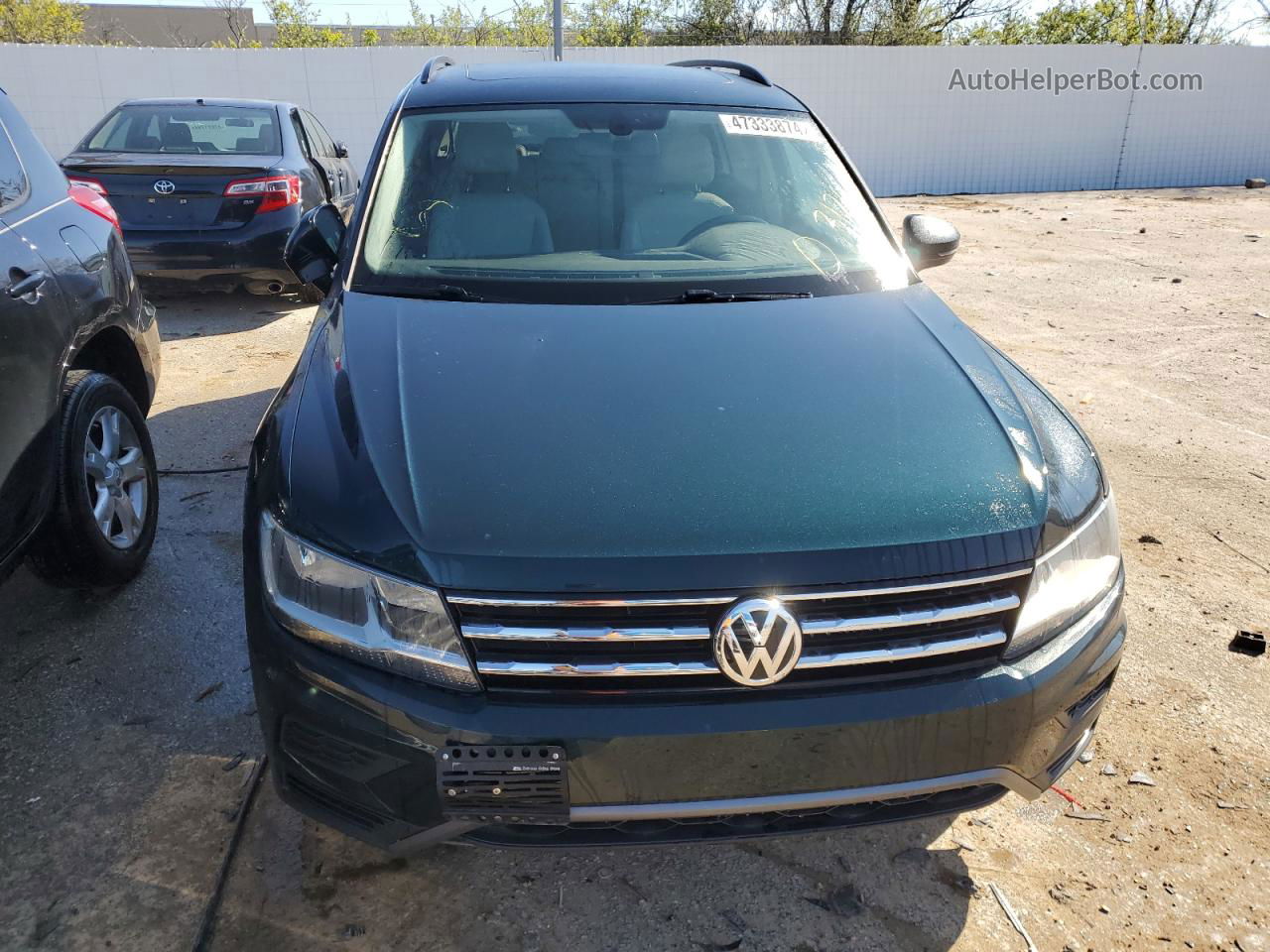 2019 Volkswagen Tiguan Se Green vin: 3VV3B7AX8KM154419