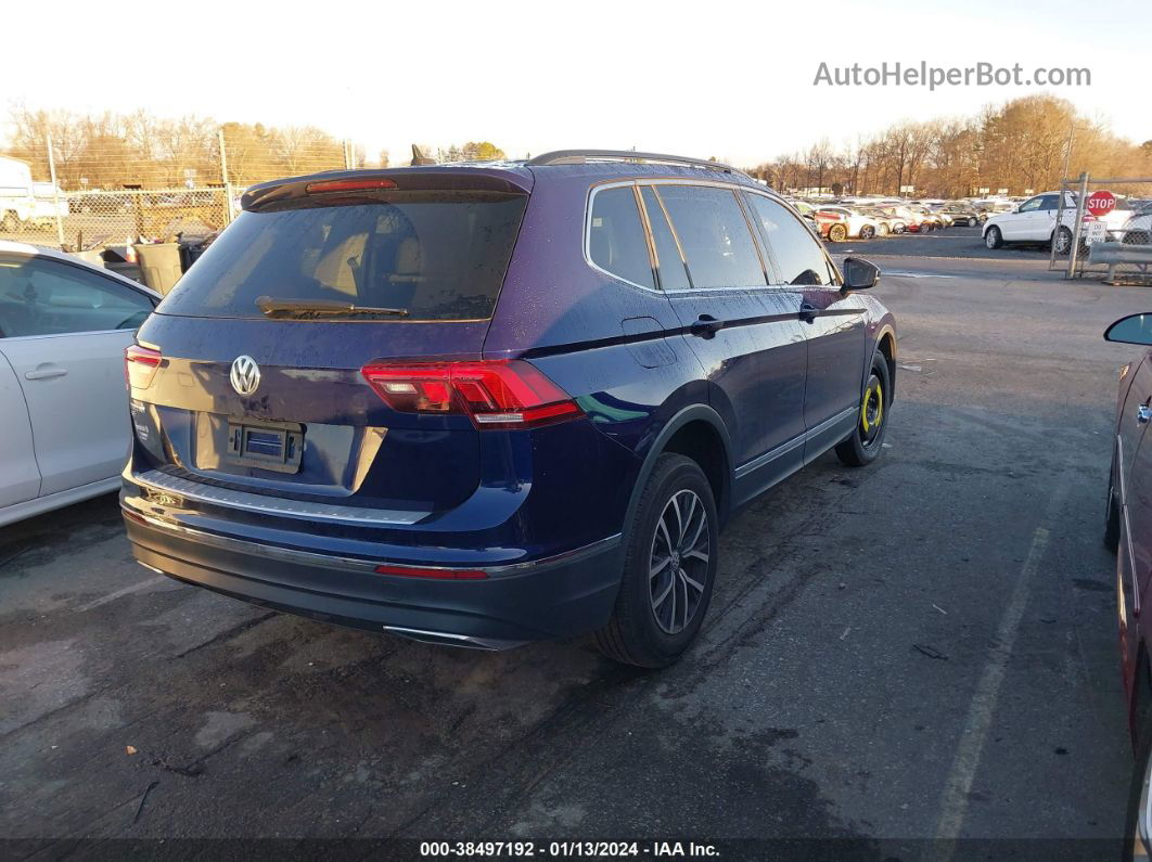 2021 Volkswagen Tiguan 2.0t Se/2.0t Se R-line Black/2.0t Sel Blue vin: 3VV3B7AX8MM023591