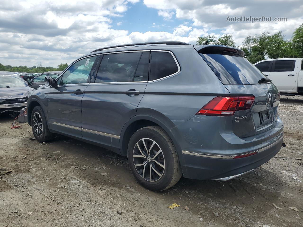 2021 Volkswagen Tiguan Se Gray vin: 3VV3B7AX8MM078767