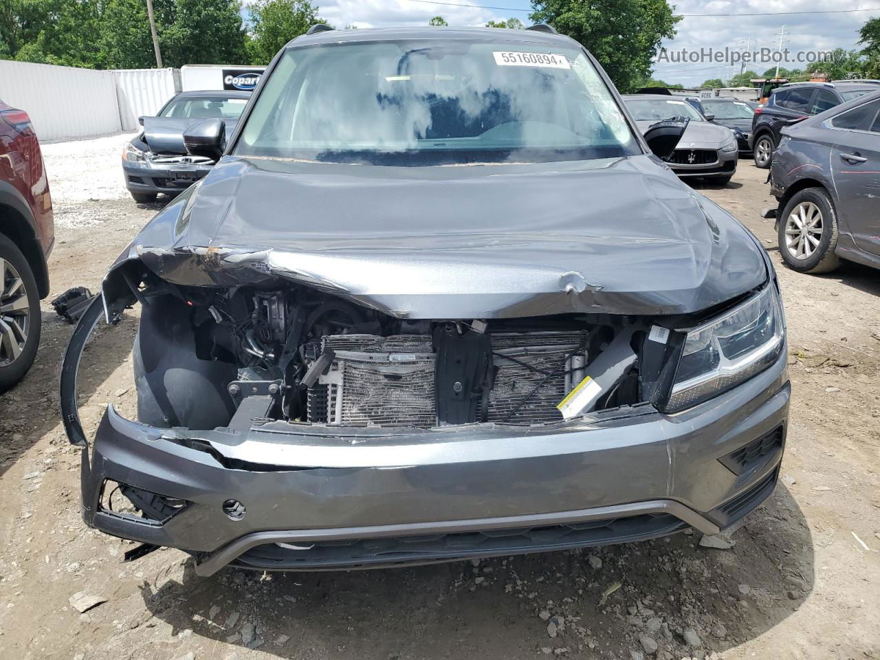 2021 Volkswagen Tiguan Se Gray vin: 3VV3B7AX8MM078767