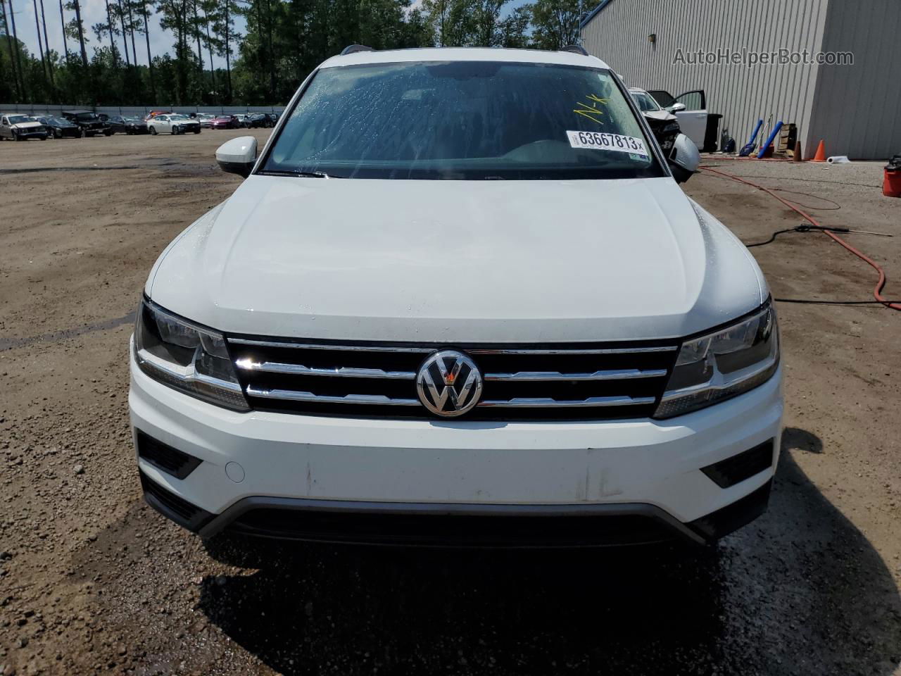 2021 Volkswagen Tiguan Se Белый vin: 3VV3B7AX8MM118992