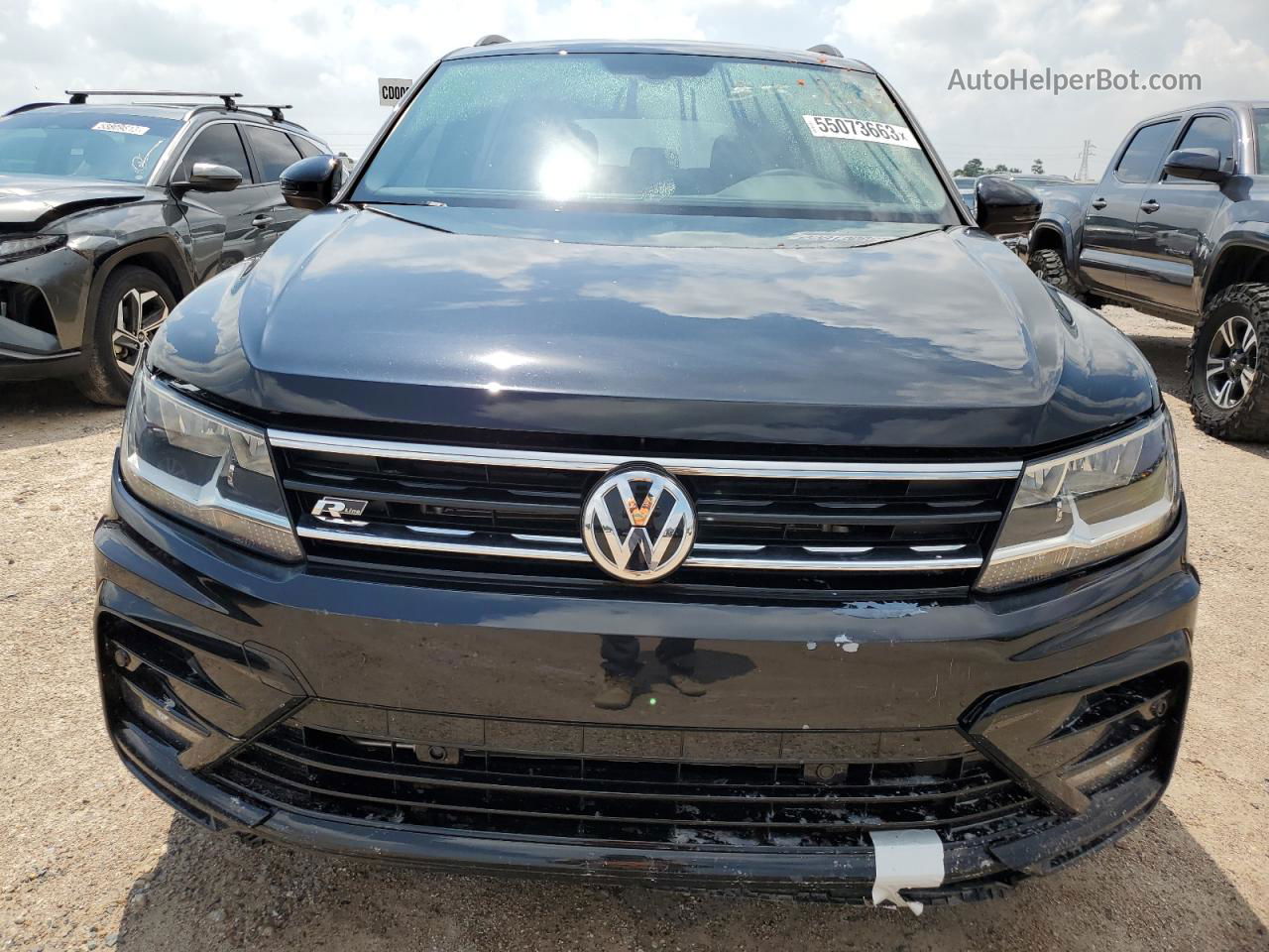 2021 Volkswagen Tiguan Se Черный vin: 3VV3B7AX8MM144959