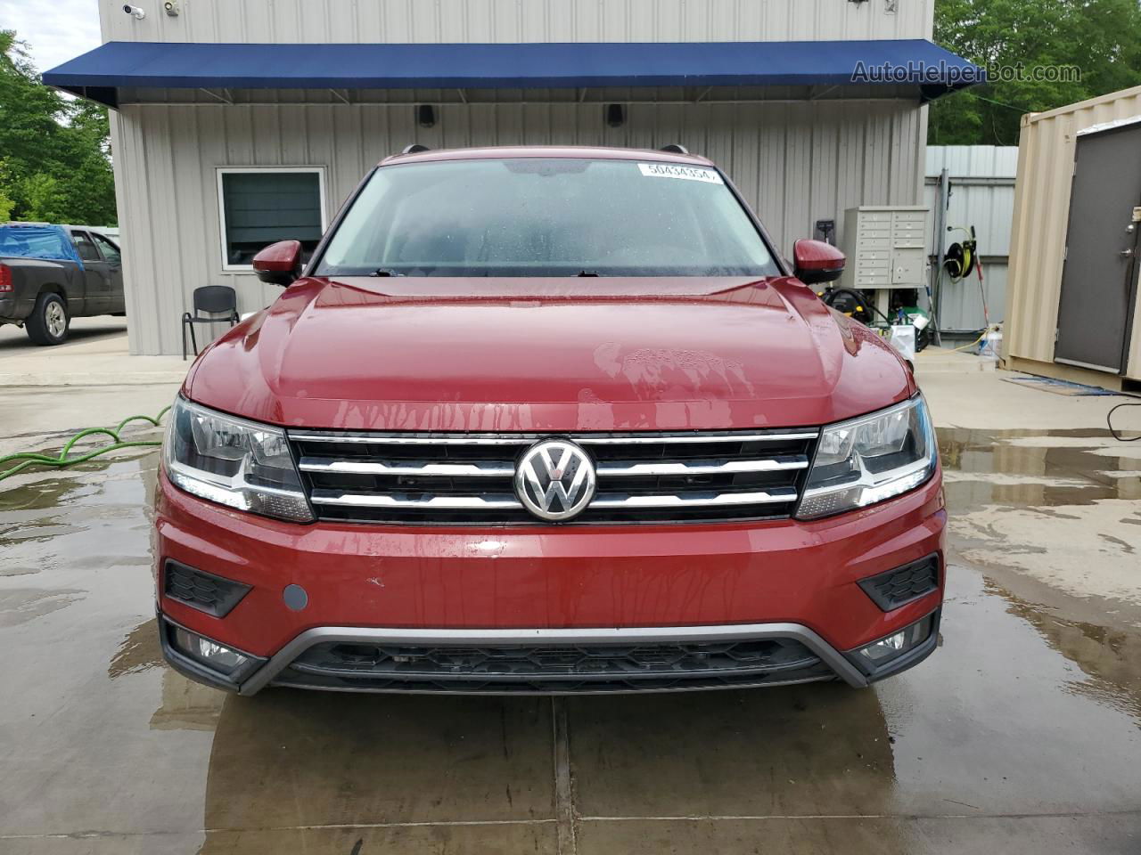 2018 Volkswagen Tiguan Se Бордовый vin: 3VV3B7AX9JM008920