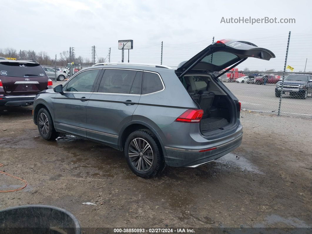 2018 Volkswagen Tiguan 2.0t Se/2.0t Sel Gray vin: 3VV3B7AX9JM013373