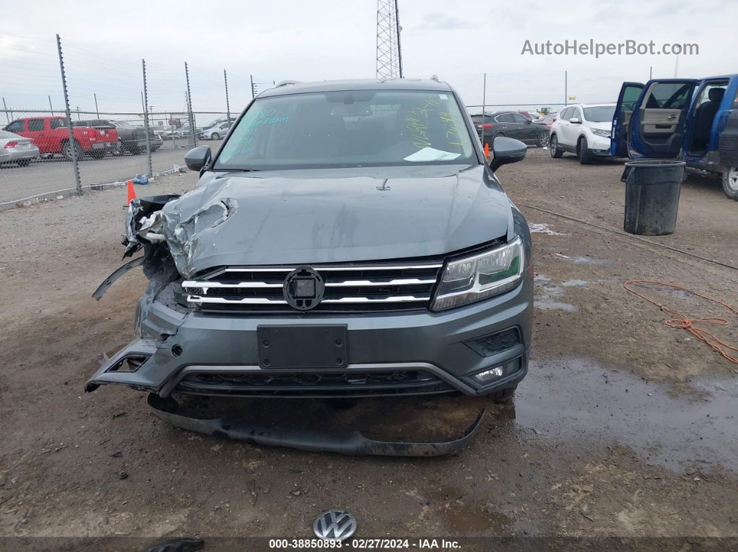 2018 Volkswagen Tiguan 2.0t Se/2.0t Sel Gray vin: 3VV3B7AX9JM013373