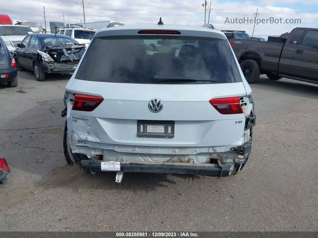 2018 Volkswagen Tiguan 2.0t Se/2.0t Sel White vin: 3VV3B7AX9JM026592