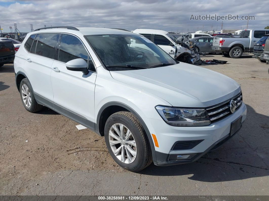 2018 Volkswagen Tiguan 2.0t Se/2.0t Sel White vin: 3VV3B7AX9JM026592