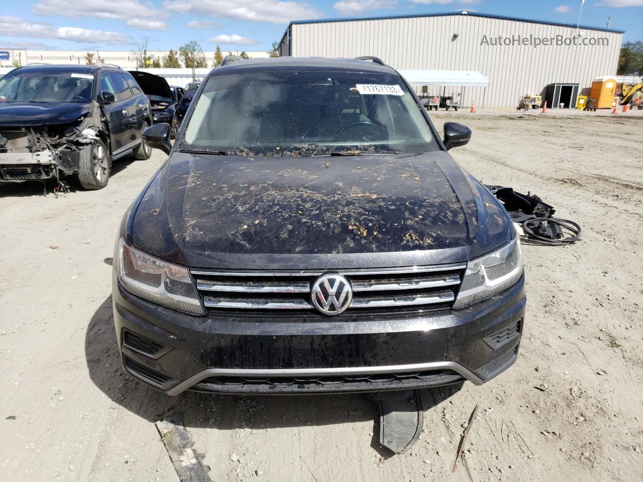 2018 Volkswagen Tiguan Se Black vin: 3VV3B7AX9JM137207