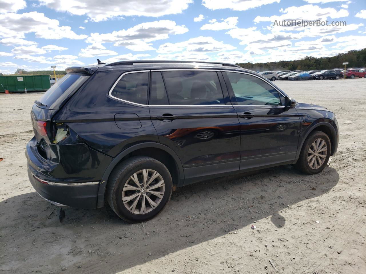 2018 Volkswagen Tiguan Se Черный vin: 3VV3B7AX9JM137207