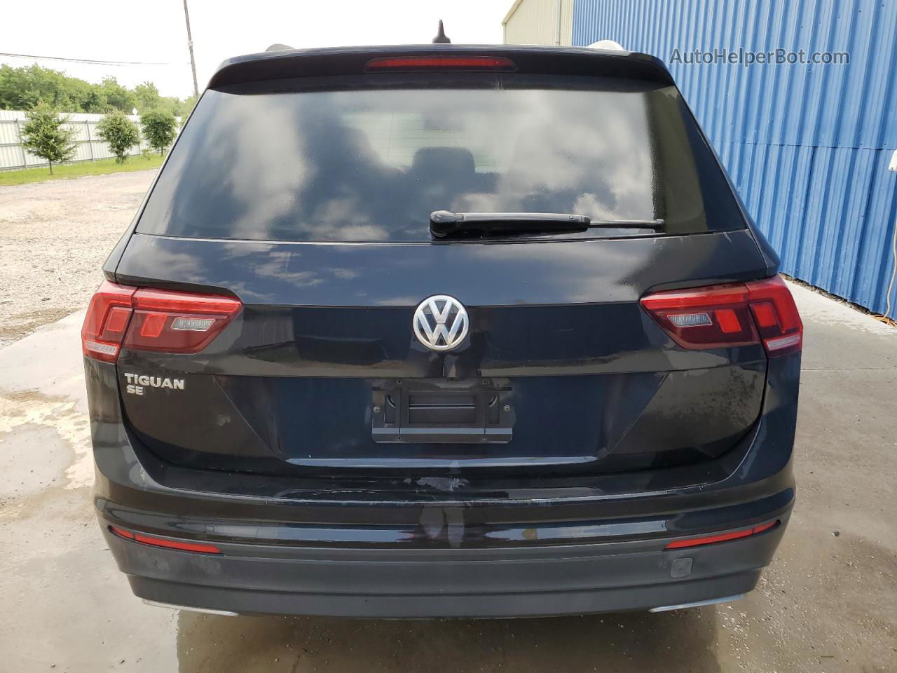 2019 Volkswagen Tiguan Se Black vin: 3VV3B7AX9KM030109