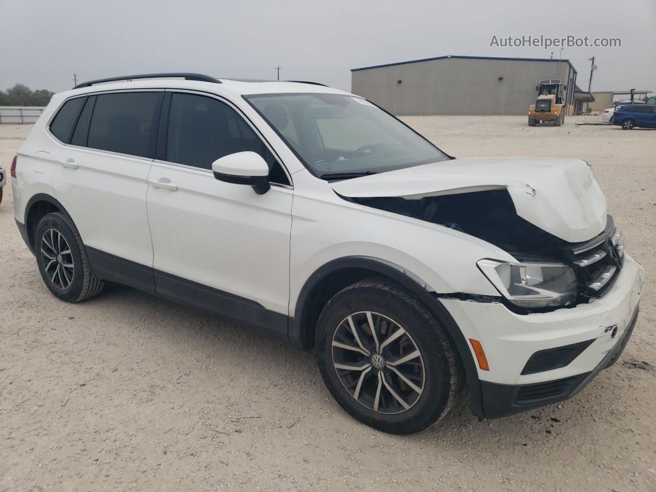 2019 Volkswagen Tiguan Se White vin: 3VV3B7AX9KM074921