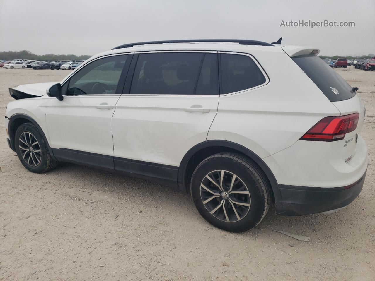 2019 Volkswagen Tiguan Se White vin: 3VV3B7AX9KM074921