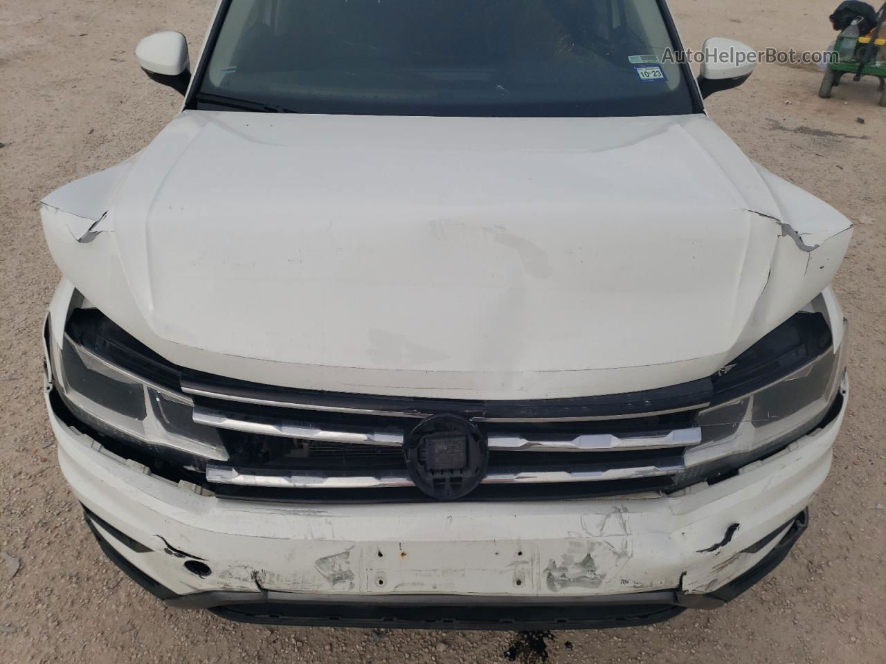 2019 Volkswagen Tiguan Se White vin: 3VV3B7AX9KM074921