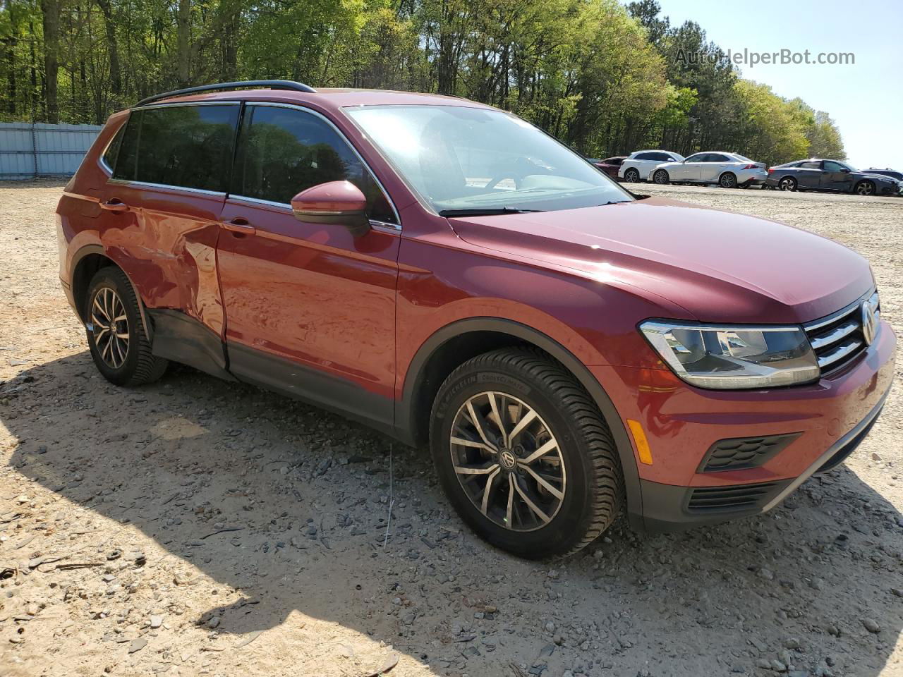 2019 Volkswagen Tiguan Se Red vin: 3VV3B7AX9KM115287