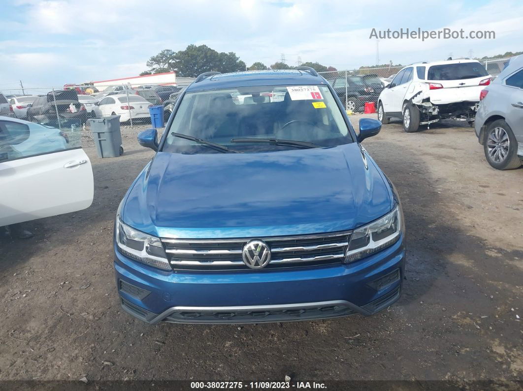 2019 Volkswagen Tiguan 2.0t Se/2.0t Sel/2.0t Sel R-line/2.0t Sel R-line Black Blue vin: 3VV3B7AX9KM127715