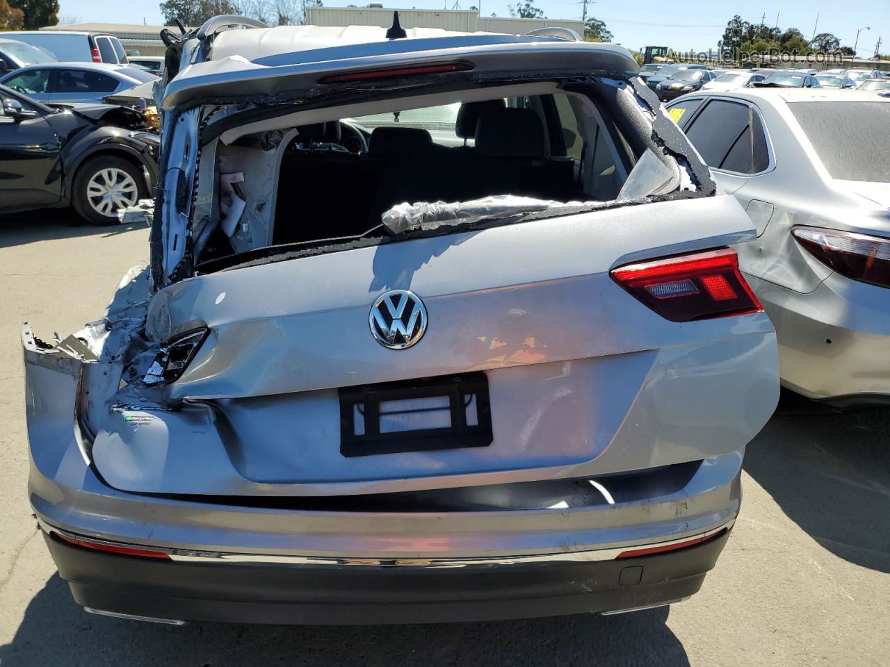 2021 Volkswagen Tiguan Se Gray vin: 3VV3B7AX9MM004225