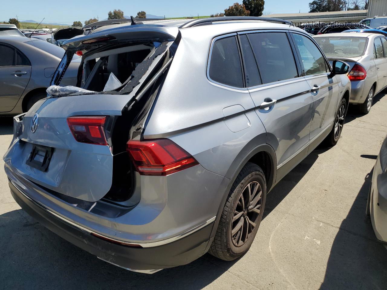 2021 Volkswagen Tiguan Se Gray vin: 3VV3B7AX9MM004225