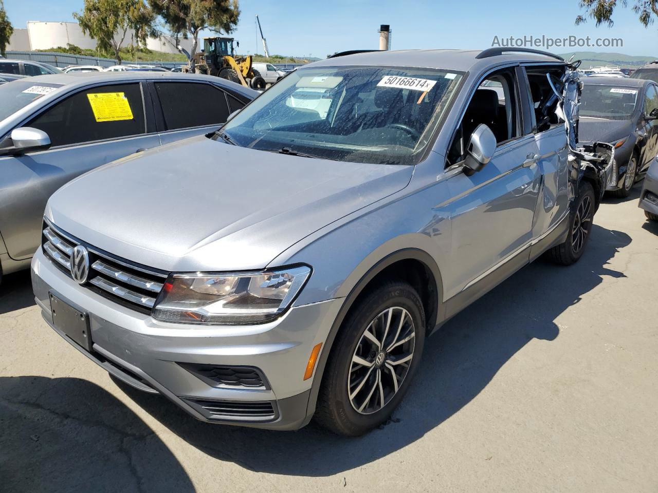 2021 Volkswagen Tiguan Se Серый vin: 3VV3B7AX9MM004225