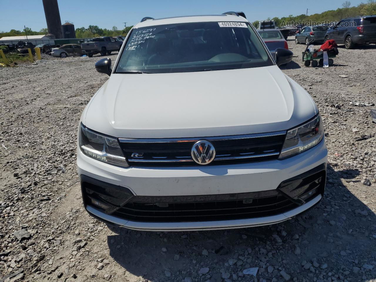 2021 Volkswagen Tiguan Se White vin: 3VV3B7AX9MM018657